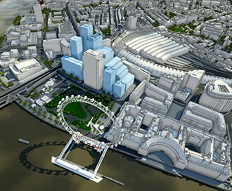 High Detail 3D Model of London